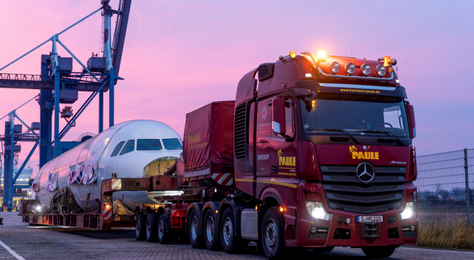 Força bruta do Mercedes-Benz Actros SLT