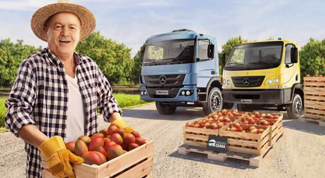 Mercedes-Benz realiza test-drive de caminhões Accelo e Atego no Ceasa em Natal