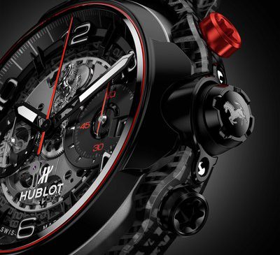 O relogio Classic Fusion Ferrari GT da inicio a um capitulo novo e inovador na parceria de excelencia entre Hublot e a Ferrari