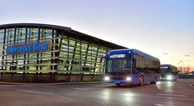 Daimler avança com a produção do ônibus elétrico eCitaro da Mercedes-Benz