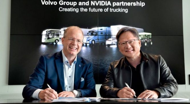 Volvo fecha parceria com a NVIDIA para criar caminhões e ônibus autônomos