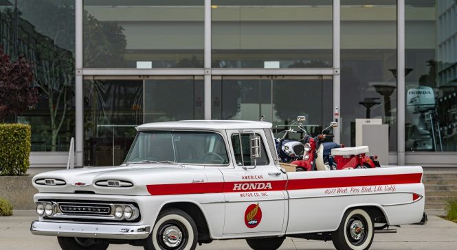 Honda celebra seu 60º aniversário nos Estados Unidos com um Chevrolet restaurado