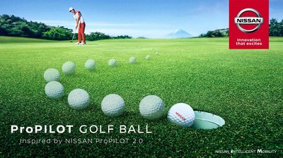A ProPILOT golf ball da Nissan transforma todos os pilotos em profissionais