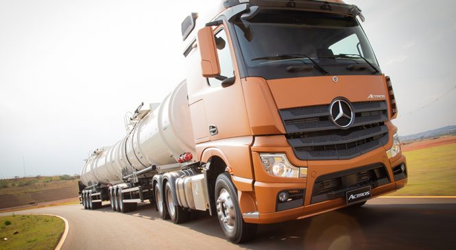 Novo Actros Mercedes-Benz é o caminhão mais seguro do Brasil