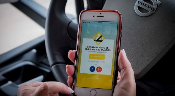 Volvo lança App ‘Eu Rodo Seguro’, que alerta para os trechos mais perigosos em BRs