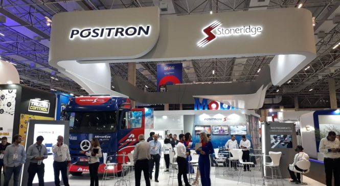 Pósitron Stoneridge celebra excelentes resultados na Fenatran 2019