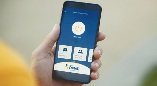 DPVAT lança app para bloquear uso de celular ao volante