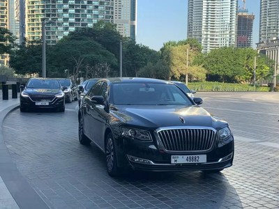 Xinhua Silk Road: a icônica marca de sedans Hongqi da China brilha na terceira edição da Cúpula NEXT (Dubai 2019)