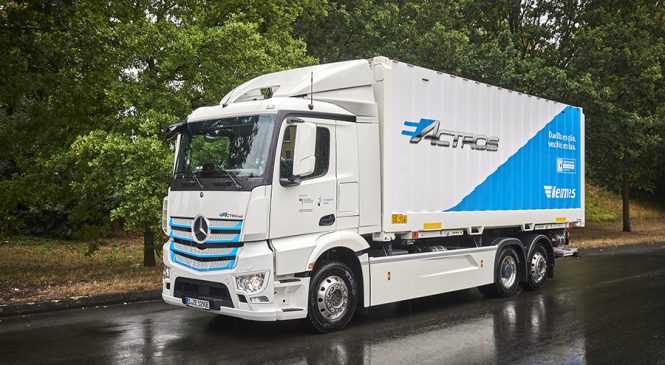 Actros elétrico é testado por clientes há mais de um ano na Europa