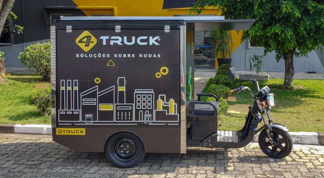 4TRUCK lança baú de alumínio para triciclos elétricos