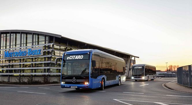 Mercedes-Benz comemora marco histórico de 55.555 ônibus urbanos da linha Citaro produzidos