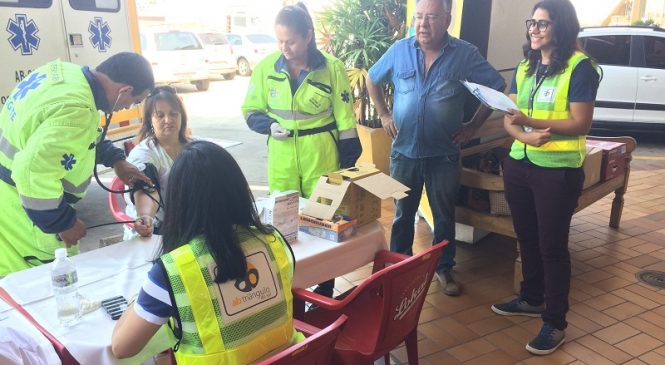 Motoristas recebem ação de conscientização para o trânsito em Araraquara