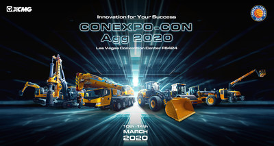 A XCMG leva sua maior exibição para a CONEXPO-CON/AGG 2020