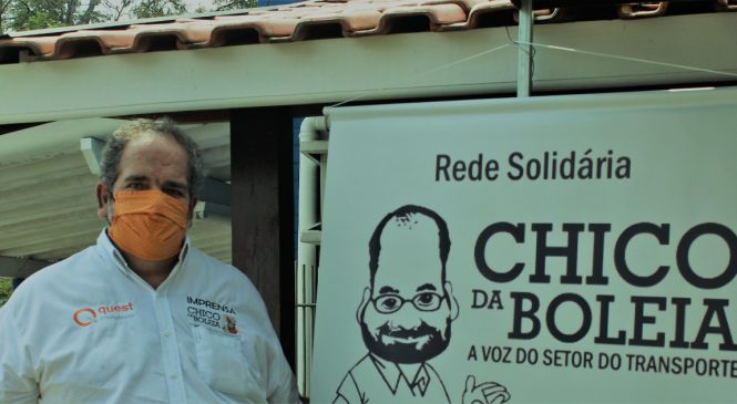 Ajude a Rede Solidária Chico da Boleia a doar alimentos para caminhoneiros em situação de vulnerabilidade