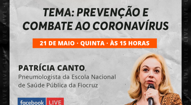 Live Chico da Boleia com Dra Patrícia Canto acontece nesta quinta-feira