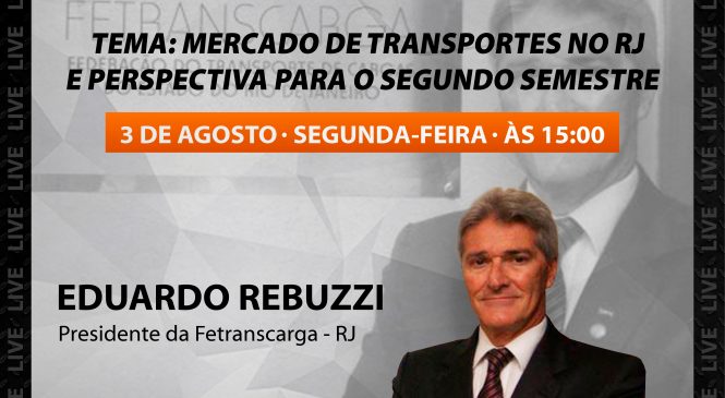 Live Chico da Boleia recebe Eduardo Rebuzzi, presidente da Fetranscarga RJ