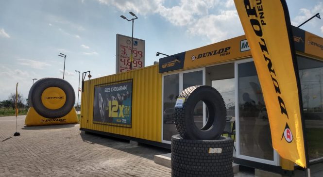 Dunlop apresenta novo modelo de negócio para venda de pneus de carga