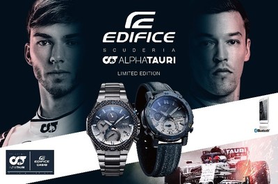 Casio lançará modelos EDIFICE em colaboração com a Scuderia AlphaTauri