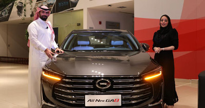 GAC MOTOR lança o todo novo carro de luxo GA8 no Reino da Arábia Saudita