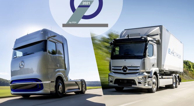 Caminhões Mercedes-Benz eActros e GenH2 conquistam o Truck Innovation Award 2021