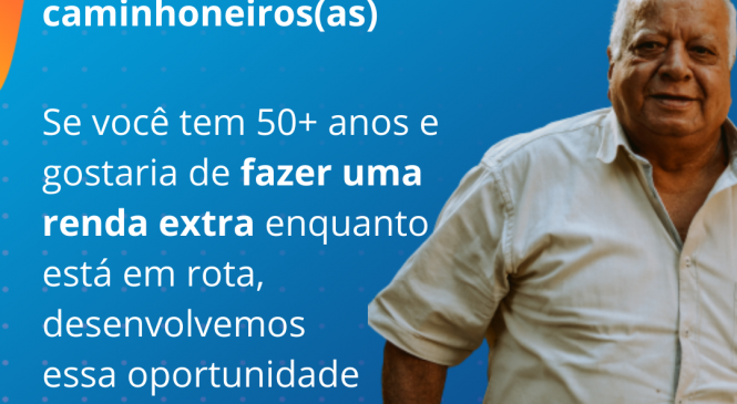 Startup oferece oportunidade de trabalho para caminhoneiros (as)