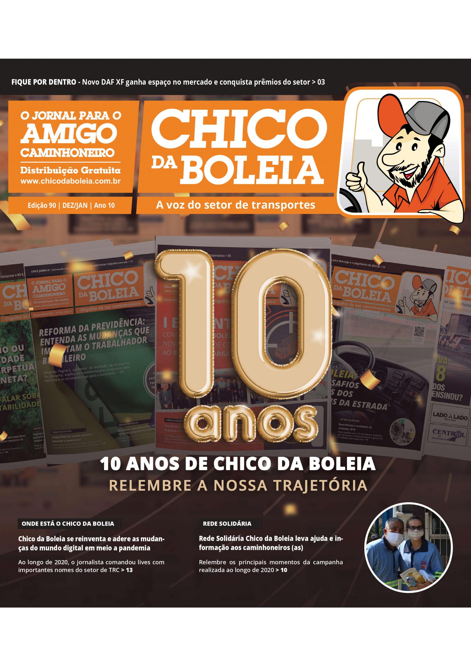 90ª Edição Nacional – Jornal Chico da Boleia 10 ANOS