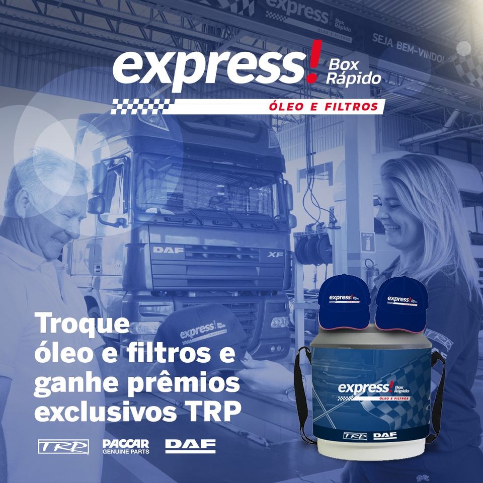 TRP Multimarcas lança promoção para troca de óleo e filtros no Express! Box Rápido