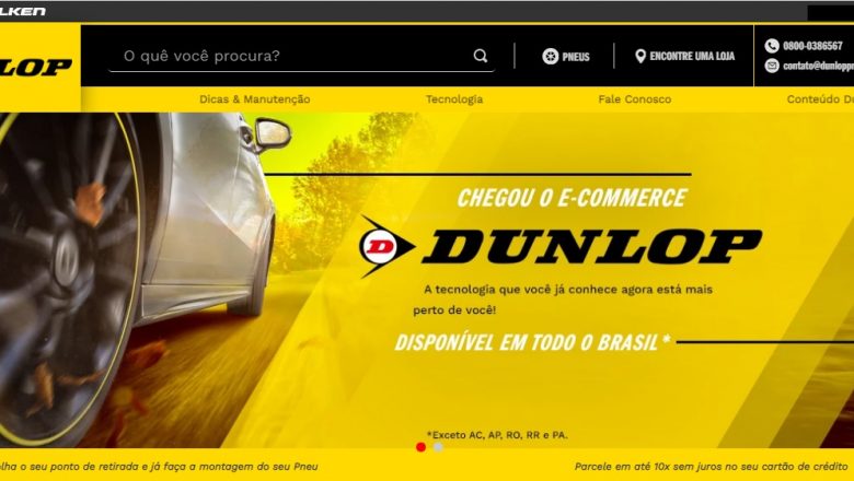 Dunlop lança e-commerce para facilitar dia a dia dos clientes