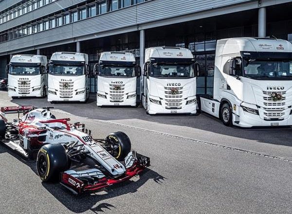 Caminhões IVECO entram para a frota da equipe Alfa Romeo Racing ORLEN