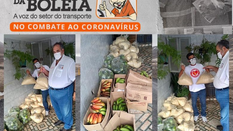 Chico da Boleia entrega alimentos doados pelo MST ao Projeto Prato Solidário