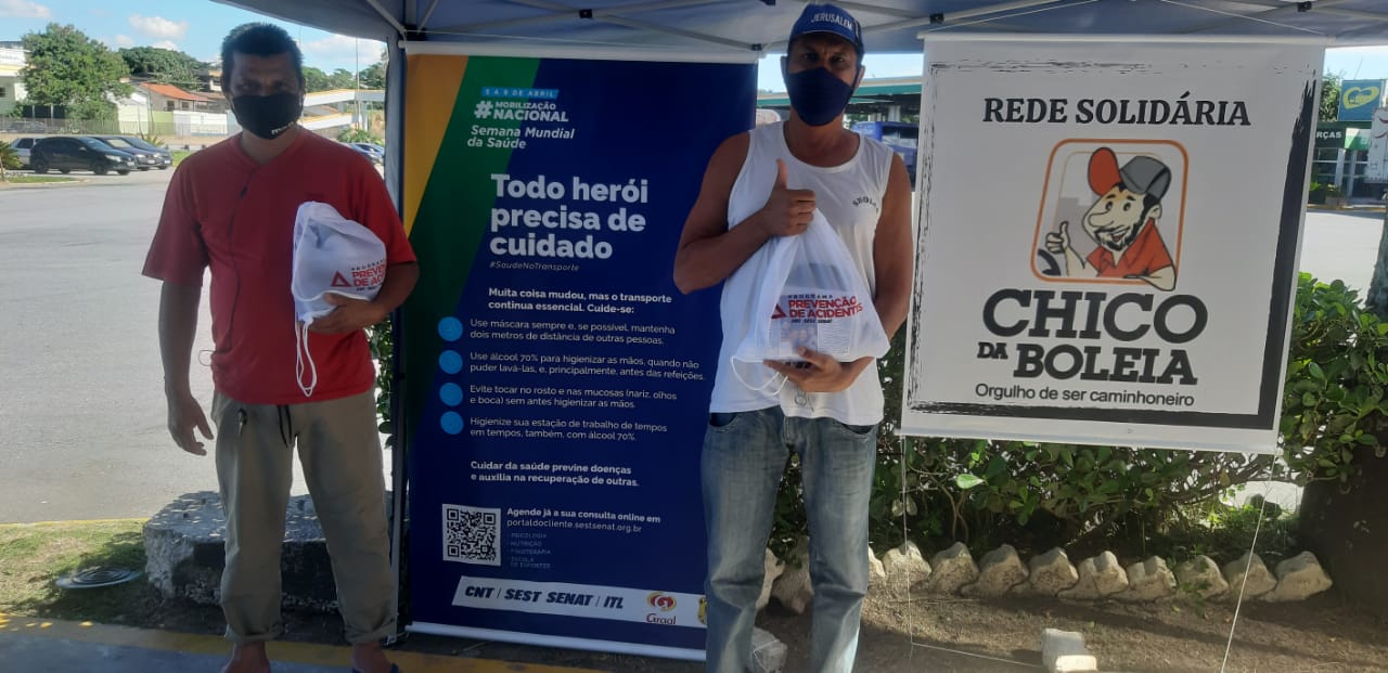 “Rede Solidária Chico da Boleia” distribui 830 kits de higiene ao longo de quatro dias