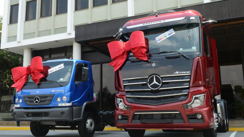 Mercedes Club entrega Novo Actros e Accelo para vencedores de promoção
