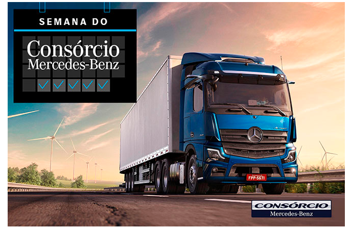 Mercedes-Benz lança consórcio de 120 meses para caminhões extrapesados