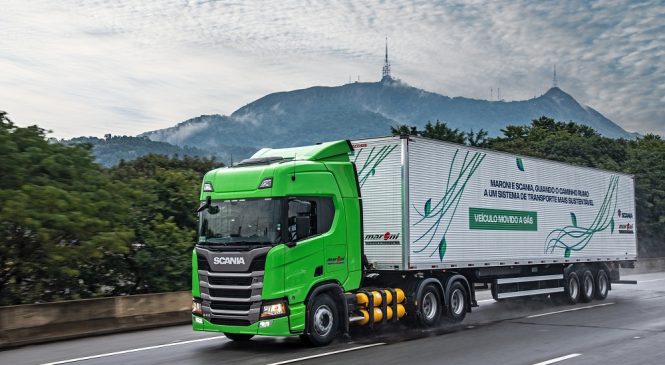 Scania vende para a TransMaroni a maior frota de caminhões a gás da história do Brasil
