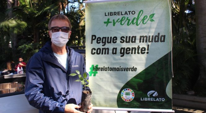 Librelato realiza campanha “Plante Amor” e distribui 500 mudas de árvores