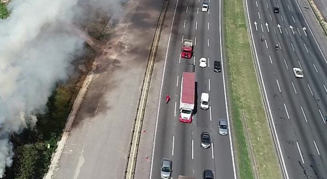 CCR ViaOeste e CCR RodoAnel registram mais de 400 focos de incêndio em 2020