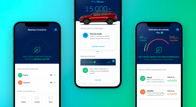 Volkswagen lança calculadora de combustível e emissão de CO2