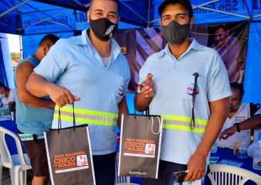 Último dia da campanha Rede Solidária Chico da Boleia no Rio de Janeiro