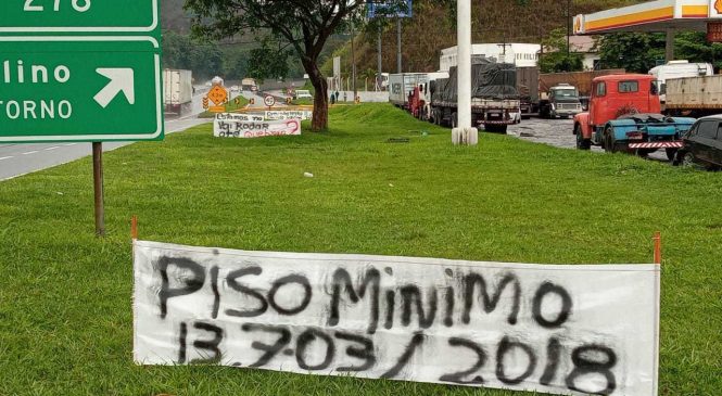 Greve dos caminhoneiros começa sem bloqueio de rodovias