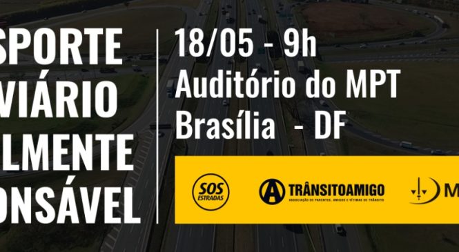 Seminário sobre o transporte rodoviário socialmente responsável pretende salvar vidas