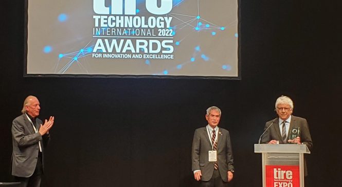 Grupo Sumitomo Rubber ganha “Prêmio de Tecnologia de Pneus do Ano”