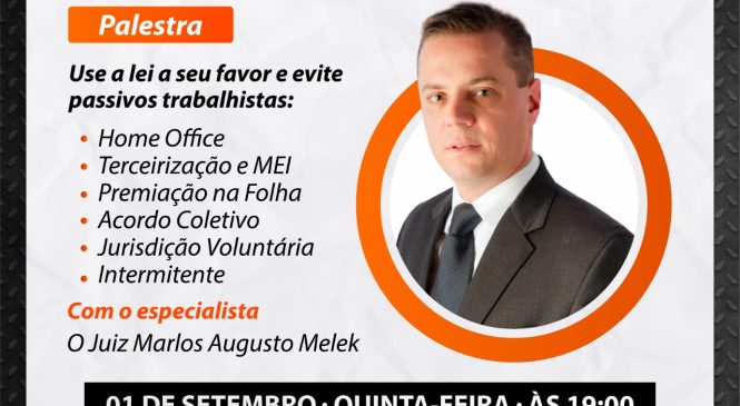 Prazo para as inscrições do Projeto Palestrando com Chico da Boleia termina nesta quarta-feira (31)