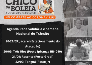 Rede Solidária Chico da Boleia inicia semana de ações no Rio de Janeiro