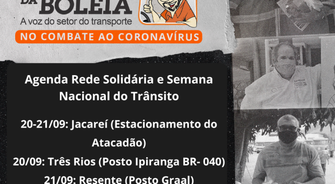 Rede Solidária Chico da Boleia inicia semana de ações no Rio de Janeiro