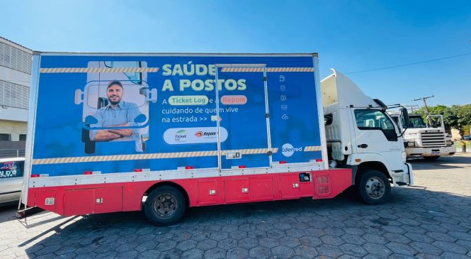 Ticket Log e Repom oferecem serviços gratuitos de saúde para caminhoneiros e frentistas de Goiânia