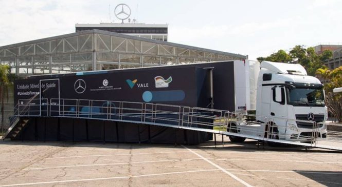 Mercedes-Benz e Einstein levam atendimento médico gratuito a ponto estratégico de encontro de motoristas em Rio Verde (GO)