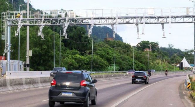 Novo sistema de pedágio eletrônico (Free Flow) inicia na Rio-Santos nesta sexta-feira