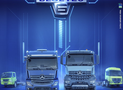 Mercedes-Benz realiza demonstrações e test-drive de caminhões Euro 6