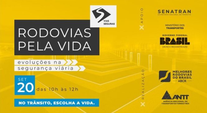 Segurança viária é tema de evento virtual da ANTT