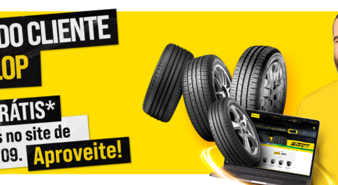 Dunlop Pneus anuncia promoção de frete grátis para celebrar a Semana do Cliente